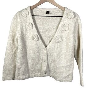 Tabask Alpaka Sweater Cardigan Handmade In Peru S Color Beige
